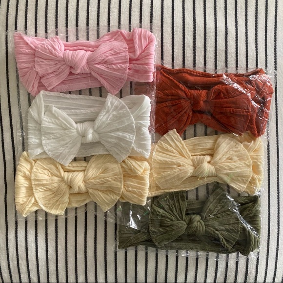 Baby Girl Bow Headband 3pcs - Picture 2 of 2